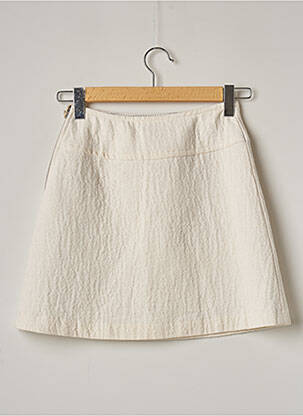 Jupe courte doublure beige A.P.C. femme