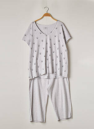 Pyjama gris CANAT pour femme