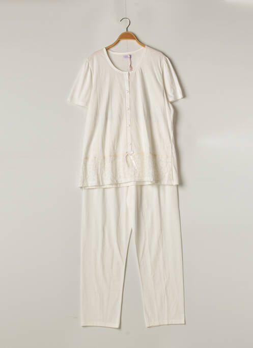Pyjama blanc GLORIA BARONI pour femme