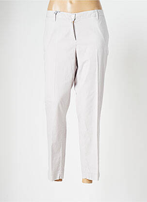 Pantalon 7/8 gris VIRGINIA BLU' pour femme