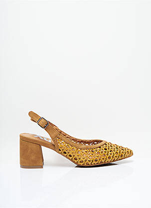 Escarpins fermeture boucle(s) talon de 4 à 6cm beige XTI femme