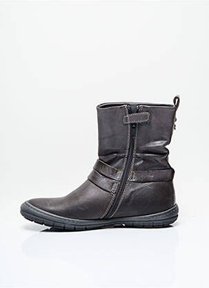 Bottines/boots tissage satiné bout rond gris STONES AND BONES fille