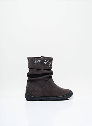 Bottines/boots voute plantaire bout rond marron NINETTE fille