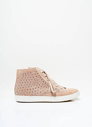 Baskets voute plantaire talon compensé beige NI MAX fille
