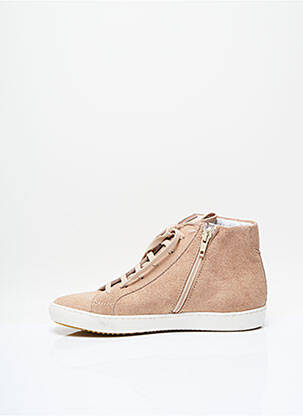 Baskets voute plantaire talon compensé beige NI MAX fille