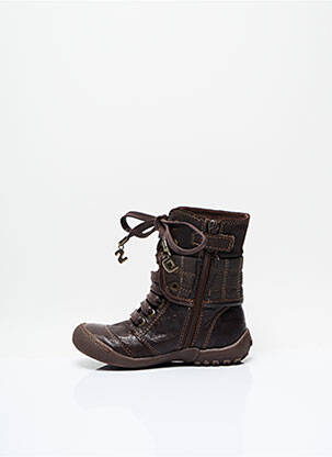 Bottines/boots semelle amovible bout rond marron STONES AND BONES fille