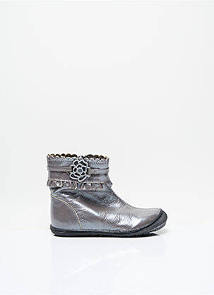 Bottines/boots bout rond bout rond gris LITTLE MARY fille