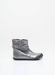Bottines/boots bout rond bout rond gris LITTLE MARY fille