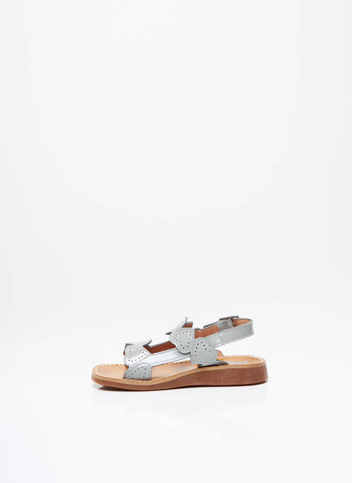 Sandales/Nu pieds gris POM D'API fille