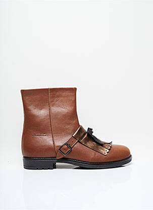 Bottines/boots voute plantaire talon bas marron BANA & CO fille