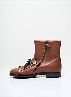 Bottines/boots voute plantaire talon bas marron BANA & CO fille