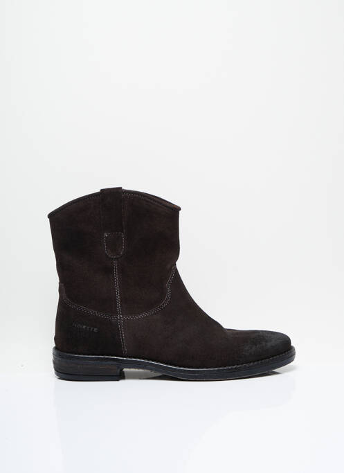 Bottines/boots voute plantaire talon bas marron NINETTE EN FLEUR fille