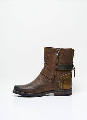 Bottines/boots semelle amovible talon bas marron BANA & CO fille