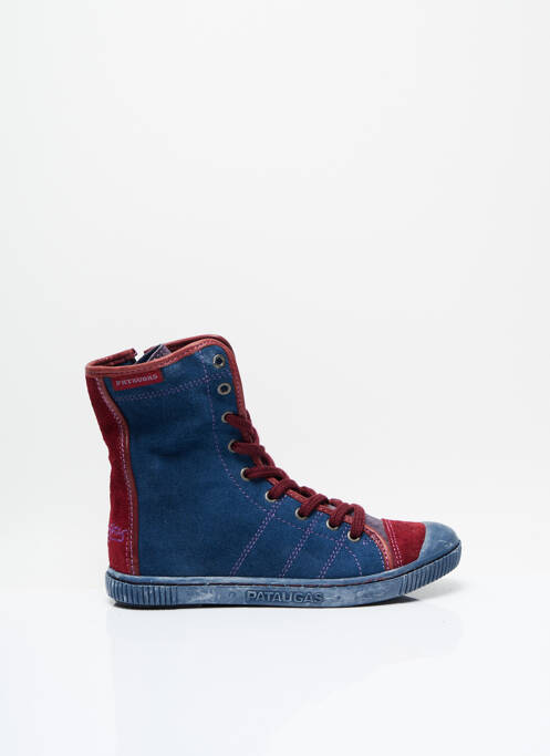 Bottines/boots semelle amovible talon compensé bleu PATAUGAS fille