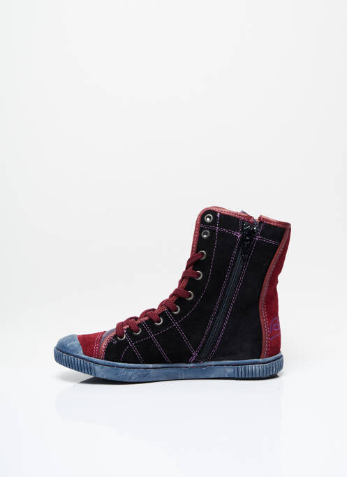 Bottines/boots semelle amovible talon compensé bleu PATAUGAS fille