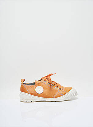 Baskets talon compensé talon compensé orange PATAUGAS enfant