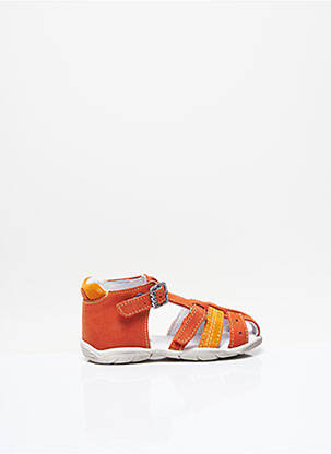 Sandales/Nu pieds orange GBB pour garçon