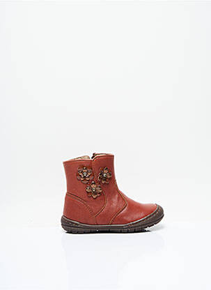 Bottines/boots voute plantaire bout rond marron FR fille