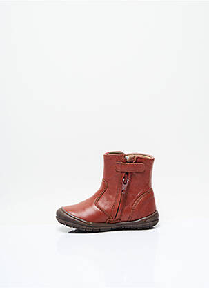 Bottines/boots voute plantaire bout rond marron FR fille