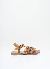 Sandales/Nu pieds marron GBB pour fille seconde vue