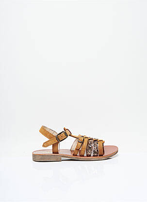 Sandales/Nu pieds marron GBB pour fille
