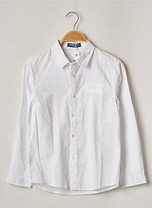 Chemise manches longues blanc FREE BOY pour garçon
