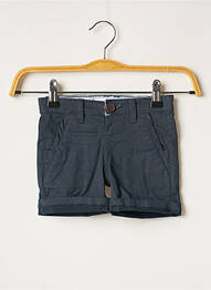 Short poches taille ajustable bleu MINOTI garcon
