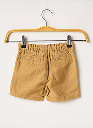 Short poches taille ajustable beige MINOTI garçon