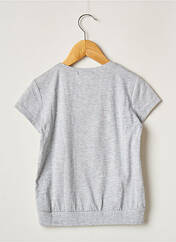 T-shirt gris PAPILLON pour fille seconde vue