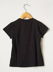 T-shirt noir PAPILLON pour fille seconde vue