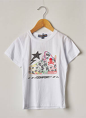 T-shirt blanc FREE STAR pour garçon
