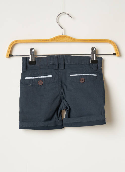 Short poches taille ajustable bleu MINOTI garcon