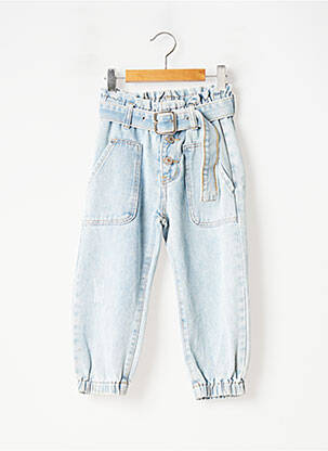 Jeans coupe droite bleu LOEVIA pour fille