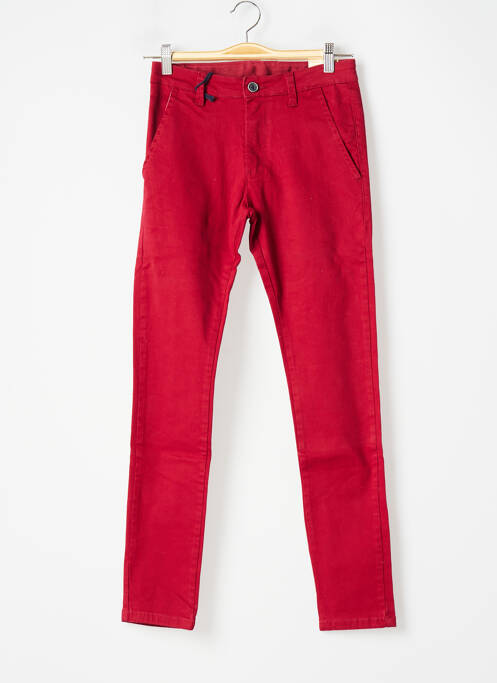Pantalon chino rouge FREE STAR pour garçon