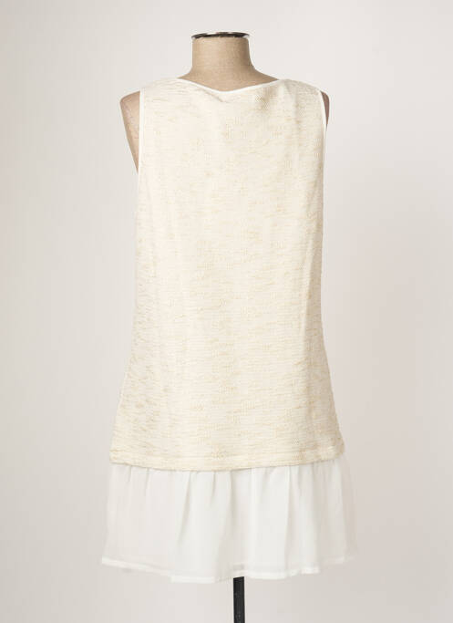 Robe courte beige DEUX TWO pour femme