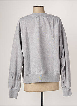 Sweat-shirt stretch manches longues gris ANDY & LUCY femme