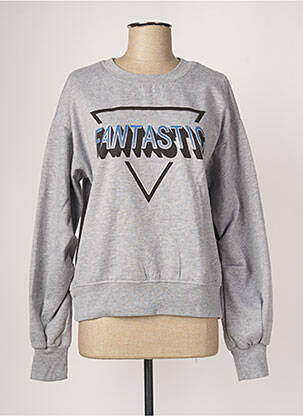 Sweat-shirt gris ANDY & LUCY pour femme