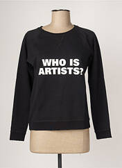 Sweat-shirt noir ARTISTS pour femme seconde vue