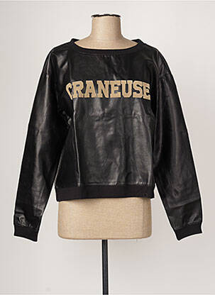 Sweat-shirt noir SCHOOL RAG pour femme