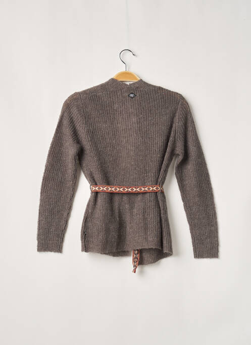 Gilet manches longues gris LE TEMPS DES CERISES pour fille