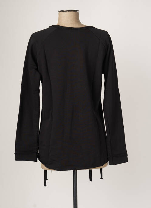 Sweat-shirt noir PLEASE pour femme