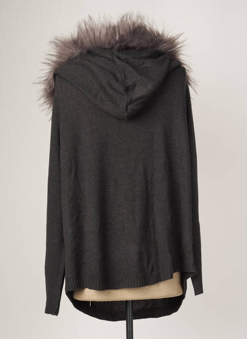 Pull tunique gris TEDDY SMITH pour femme