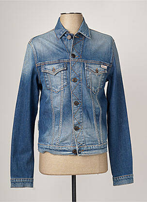 Veste casual fermeture boutonnée sur le devant bleu DONOVAN homme