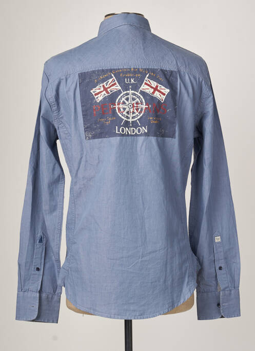 Chemise manches longues bleu PEPE JEANS pour homme