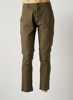 Pantalon chino vert MINIMUM pour homme