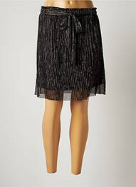 Jupe courte coupe droite noir GRACE & MILA femme