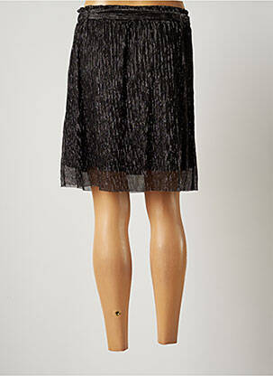 Jupe courte coupe droite noir GRACE & MILA femme