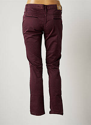 Pantalon 7/8 stretch taille normale violet PLEASE femme