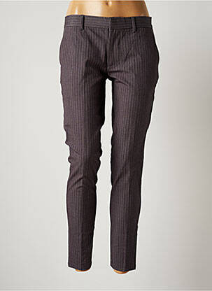 Pantalon droit stretch gris TEDDY SMITH femme