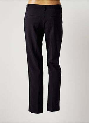 Pantalon chino broderie galons latéraux taille normale bleu MKT STUDIO femme